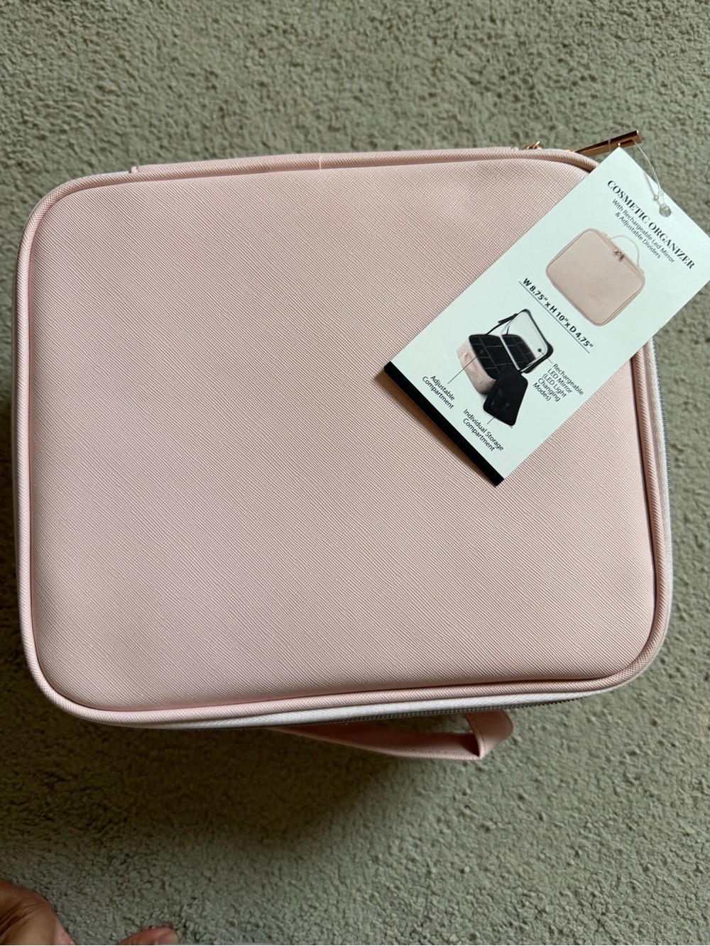 Pink Cosmetic Organizer Travel Case